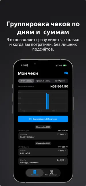 Мои чеки+ screenshot 1