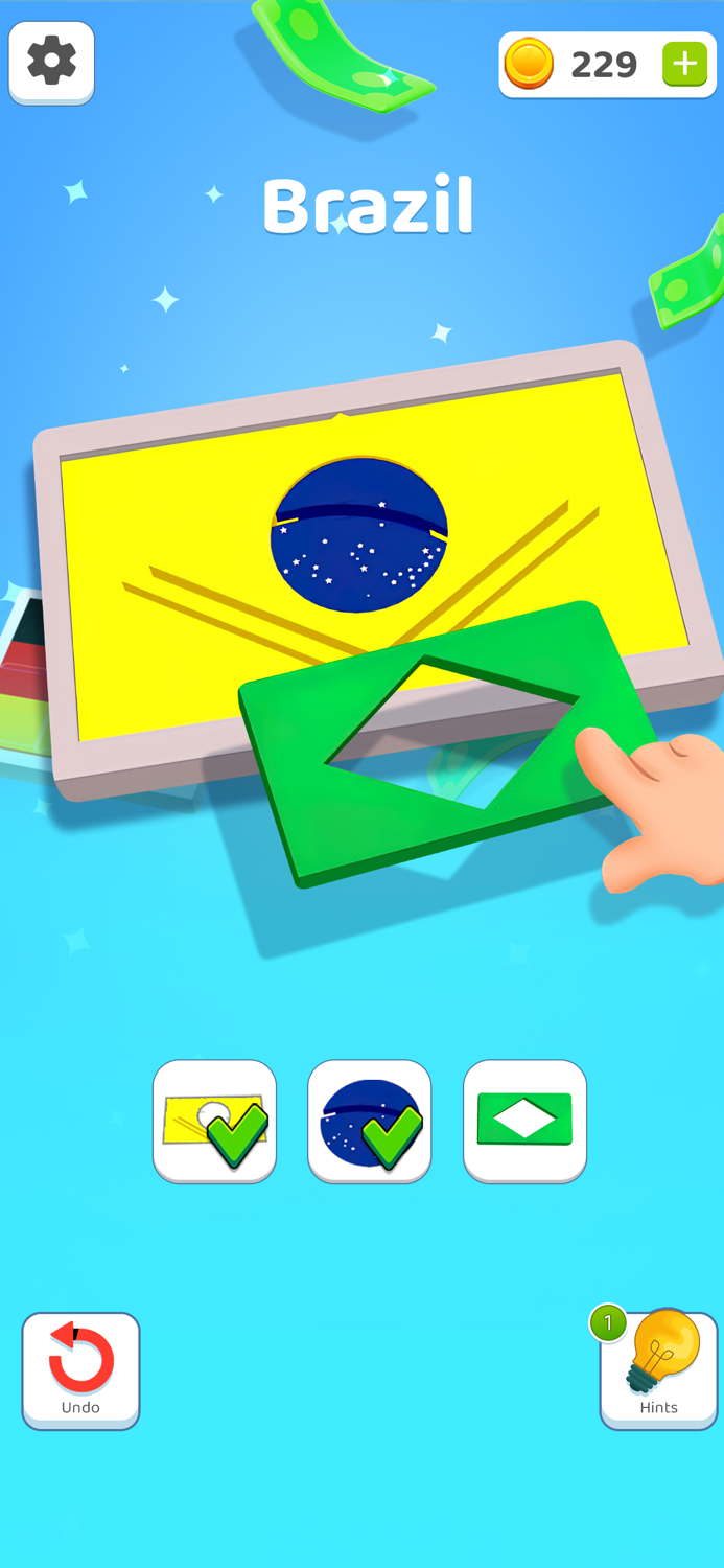 Paint Flag Color Match Puzzle