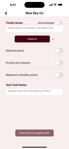 Bloom Steward mobile app screenshot