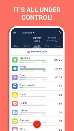 Captura de pantalla de Dinero Y Control De Gastos en iPhone 4