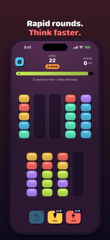 Stack Squeeze: Color Sort Screenshot 4 of 6