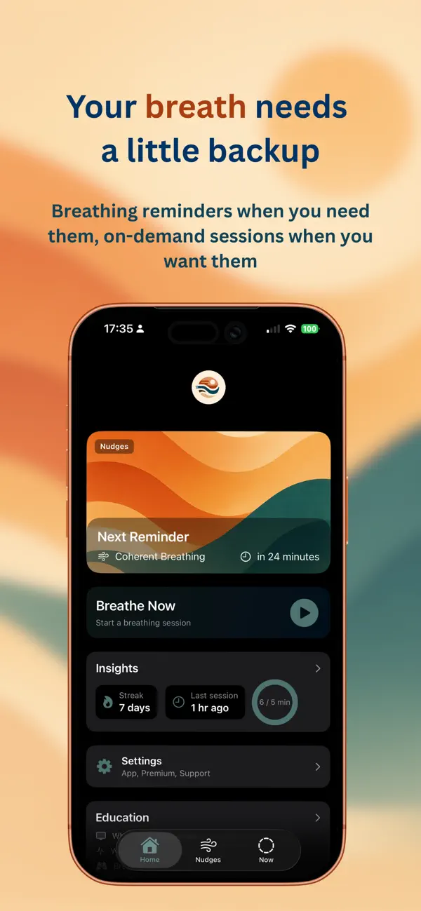 #3. BreathePilot: Breathwork (iOS) Ved: Antonios Simadopoulos