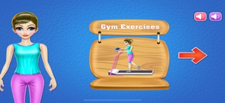 Girls fitness games screenshot