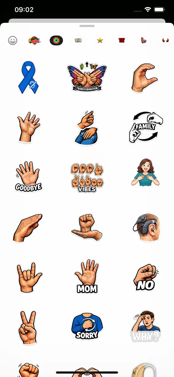 Screenshot #2 pour Asl Stickers