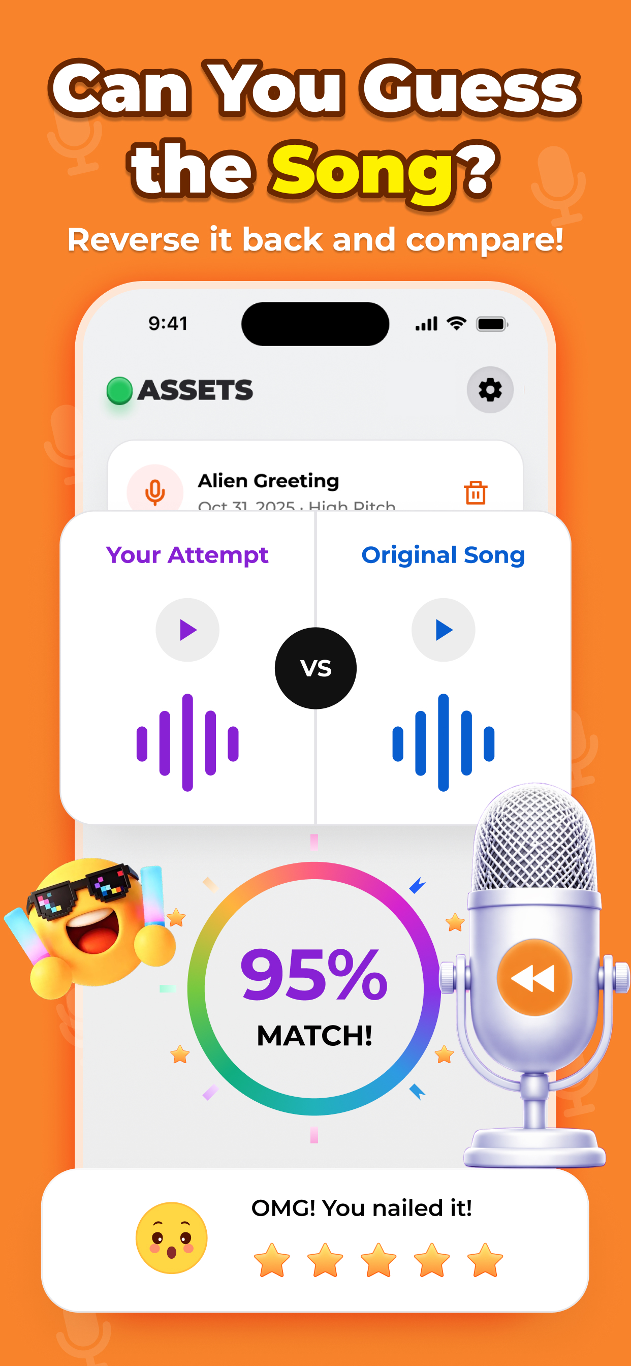Reverse Audio - Play Backwards screenshot 3