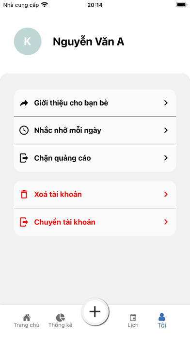 Quản lý thu chi: Sổ thu chi Screenshot