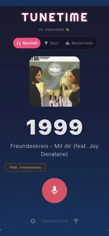 TuneTime - Music Quiz screenshot 1 of 4