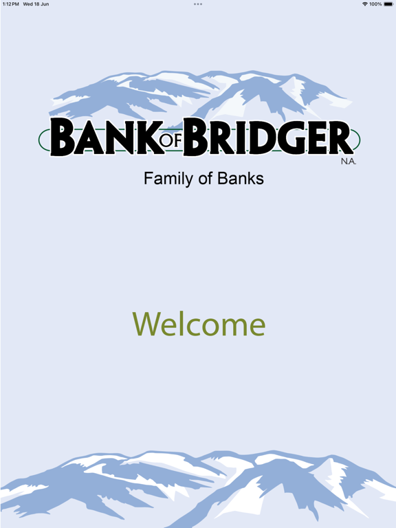 Bank of Bridger iPad screenshot 1 - Finance app