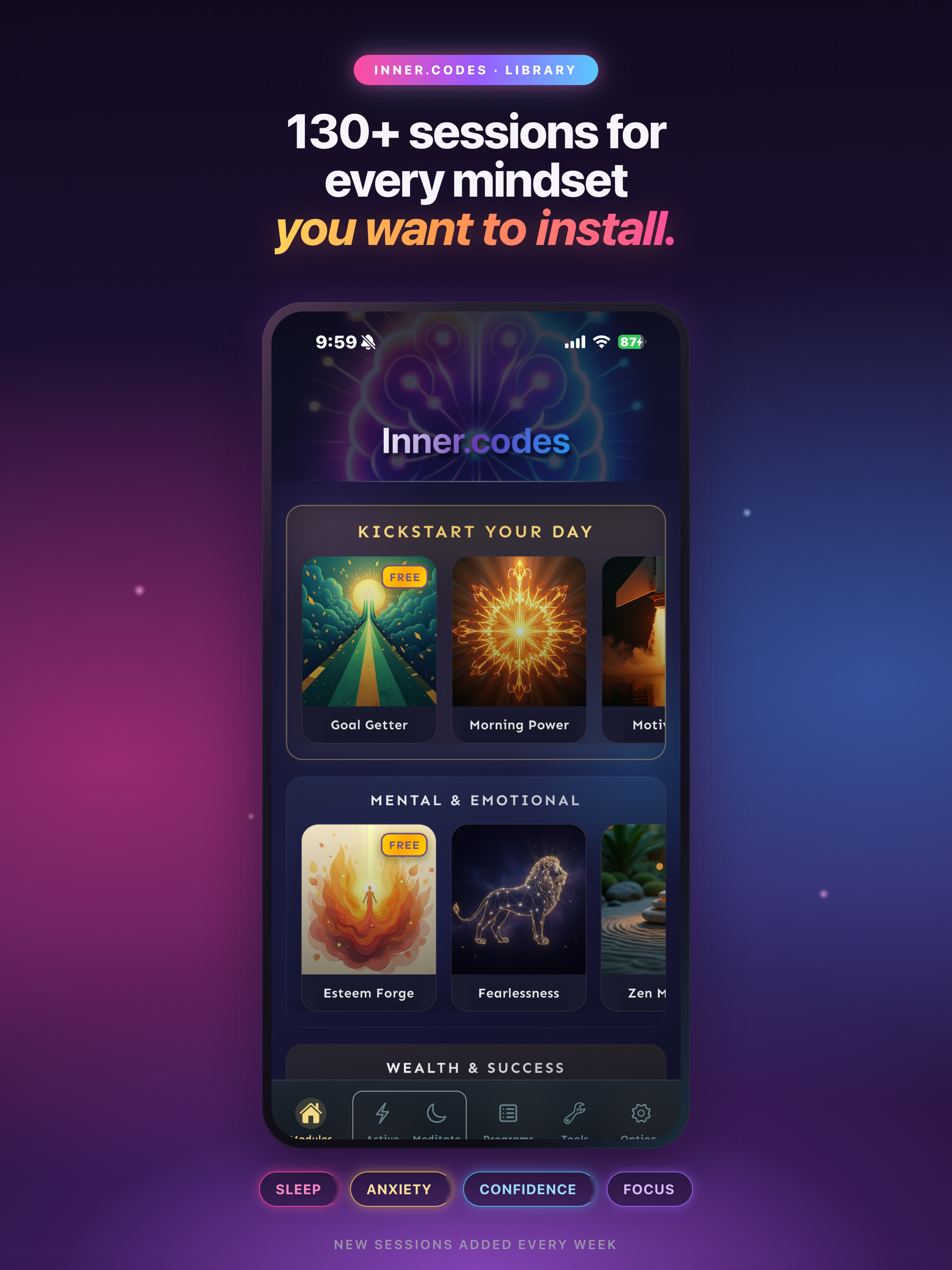 Inner.codes: Affirmations screenshot 9