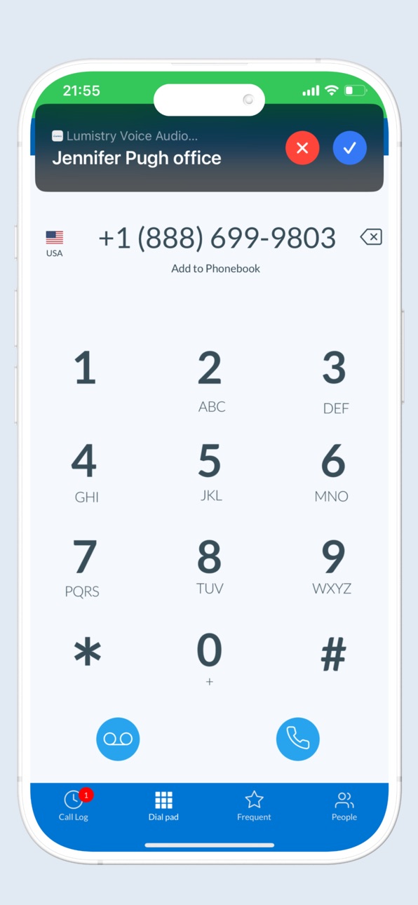 iPhone screenshot