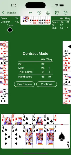 Pinochle - Expert AI screenshot 3