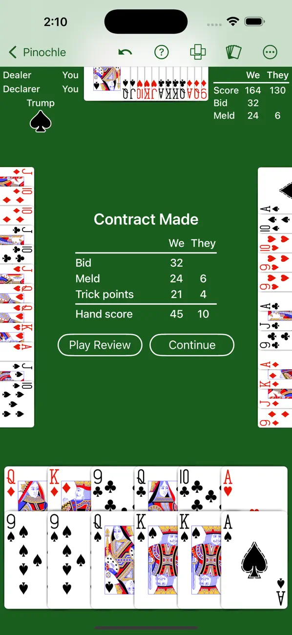 Screenshot #3 pour Pinochle - Expert AI