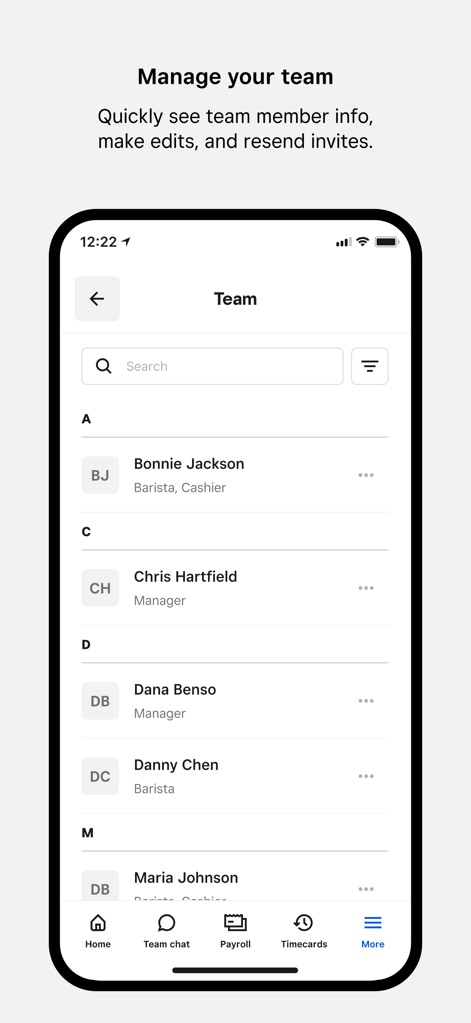 Square Team - Business App | MWM