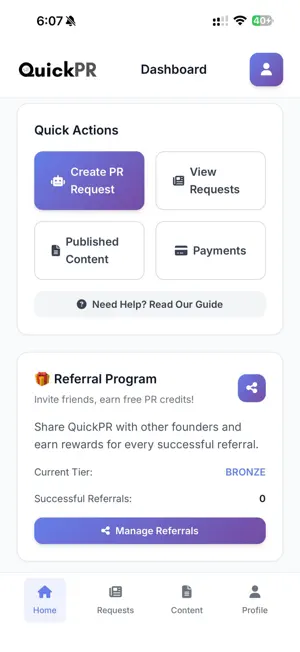 QuickPR - Press Release screenshot 3