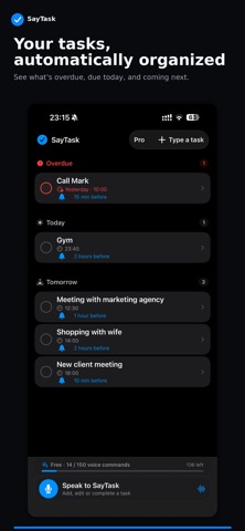 SayTask Screenshot 1 of 5