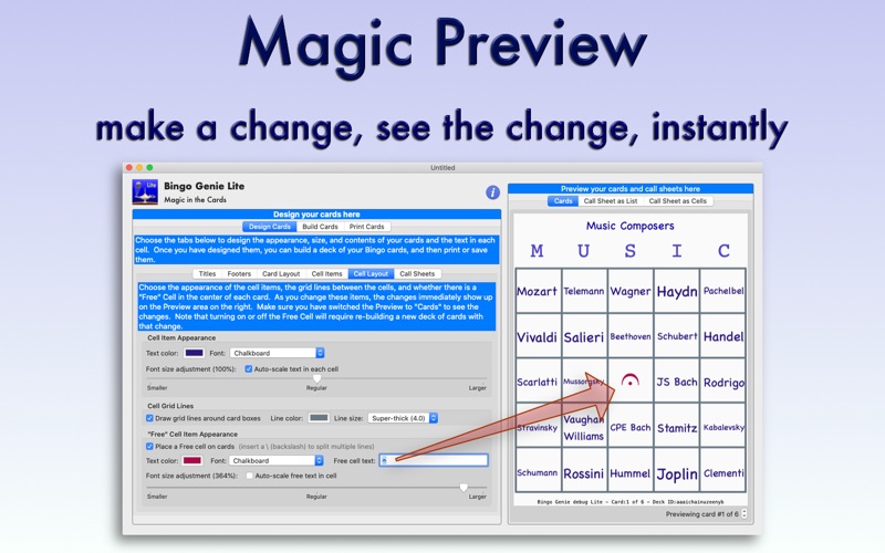 Screenshot #3 pour Bingo Genie Lite
