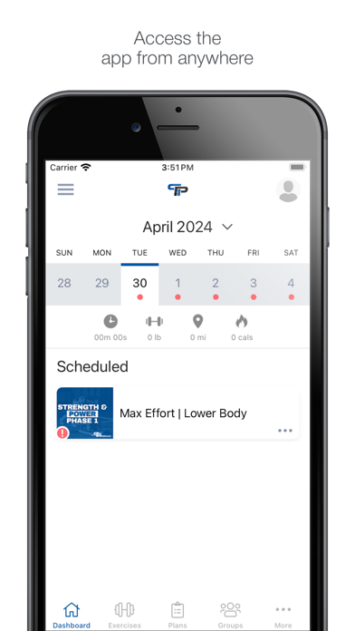 Peak Performance Program Screenshot