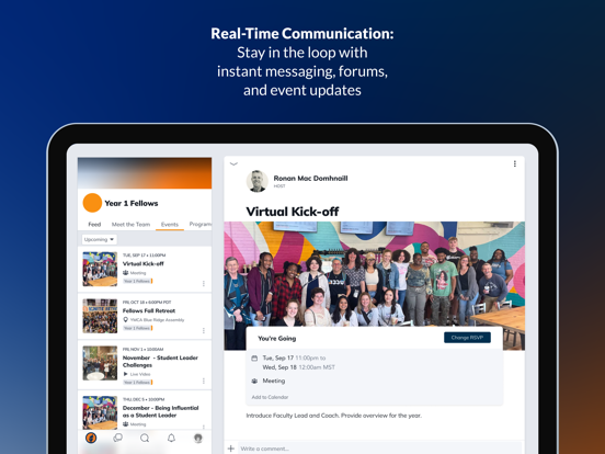 Sullivan Foundation Network iPad screenshot 3 - Social Networking app