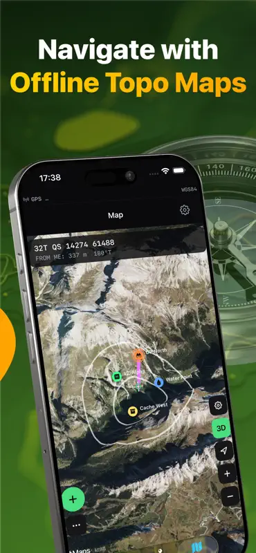 Mil GPS - MGRS UTM Compass screenshot 4 of 6