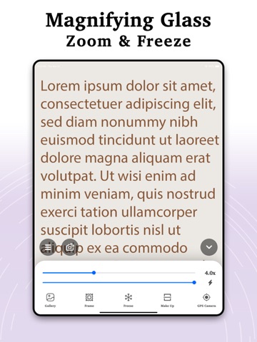 Magnify Glass With Flash Light ipad screenshot 2