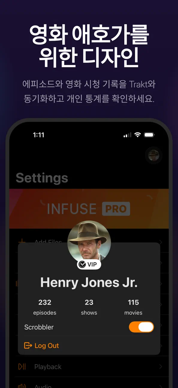 Infuse Plus screenshot 6 - iOS app interface