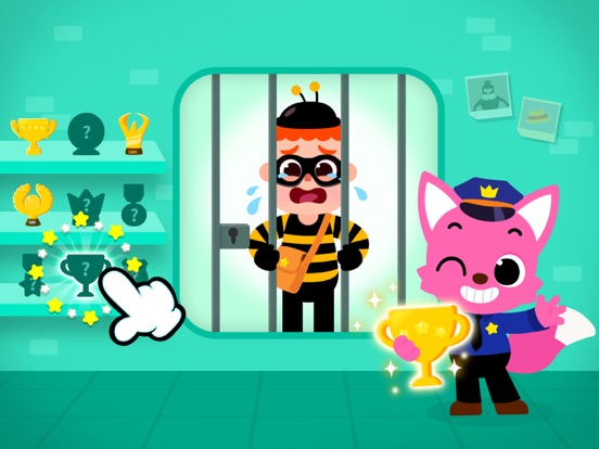 Pinkfong Police Heroes Game iPad screenshot
