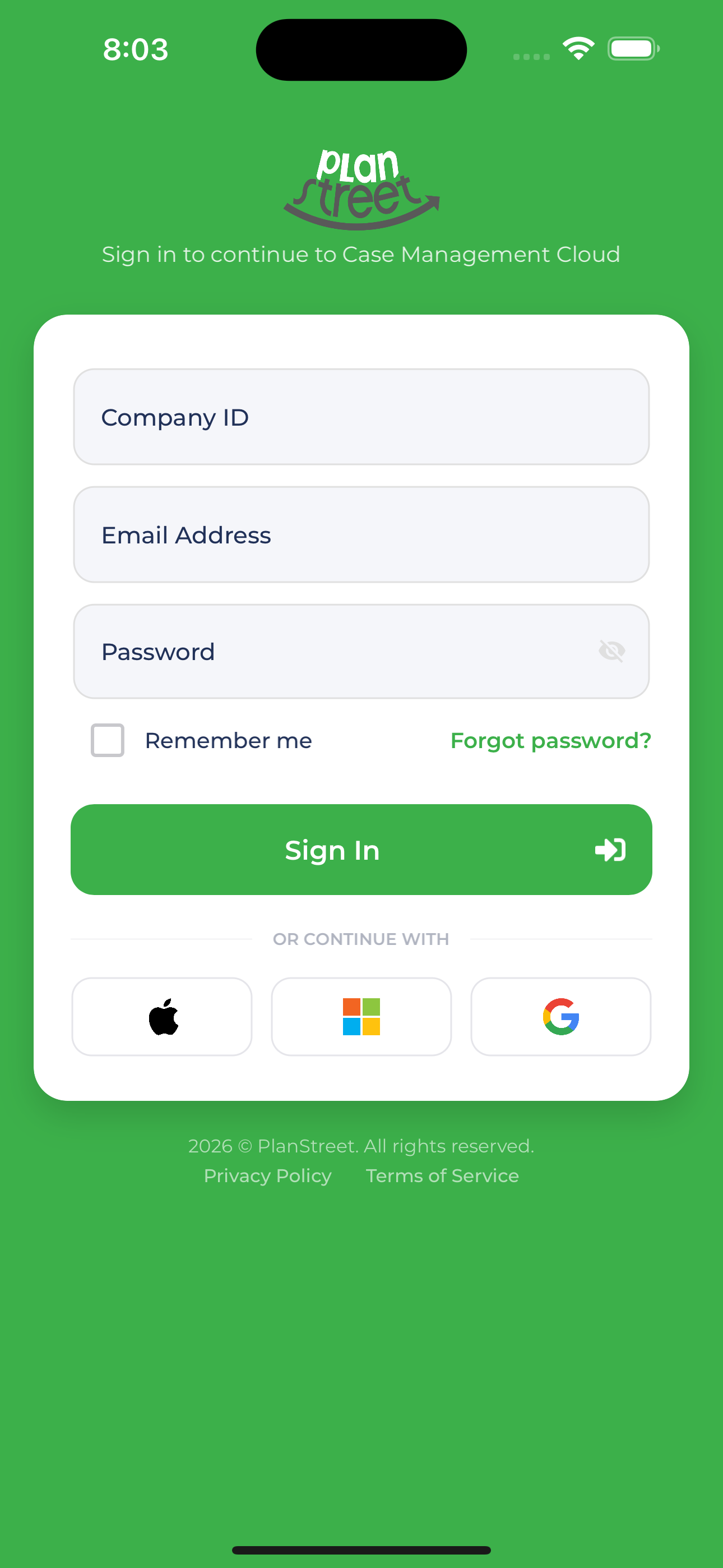 PlanStreet screenshot 2