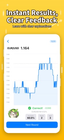 FX Quiz - Forex Prediction iPhone screenshot