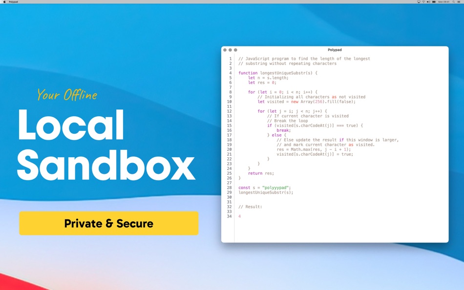 #3. Polypad Scriptable Textpad (macOS) โดย: Mattebot, LLC