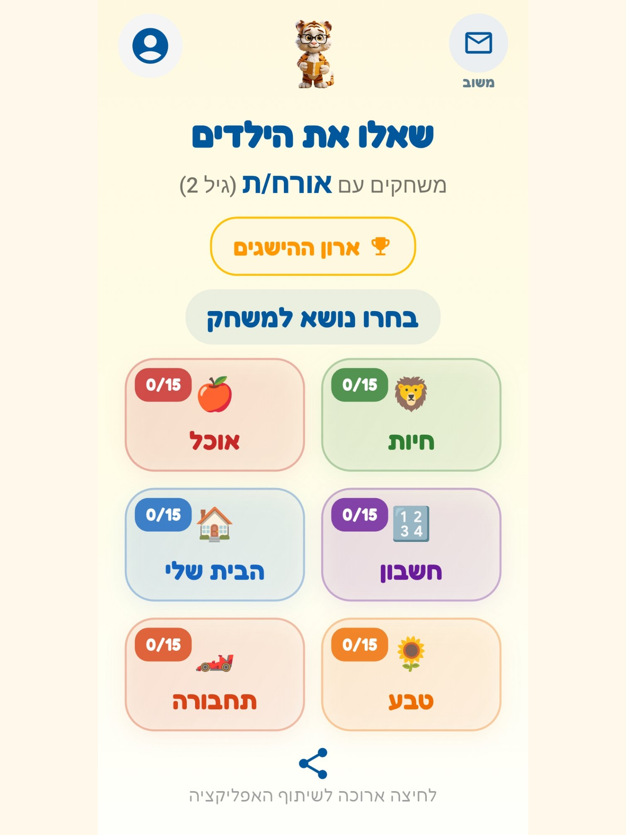 שאלו את הילדים - טריוויה