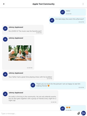 Provincial Senior Living iPad screenshot