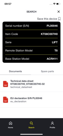 AUTEConnect iPhone screenshot