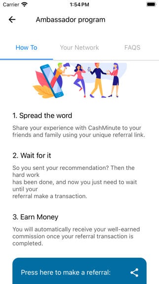 Cashminute Screenshot
