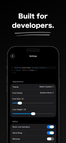 Script: JS & TS Editor screenshot