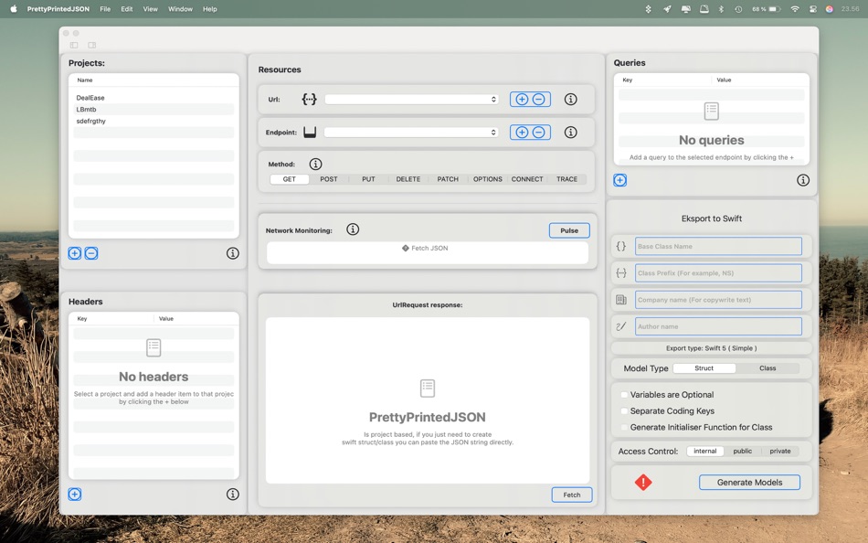 #1. PrettyPrintedJSON (macOS) بواسطة: Simpelapps