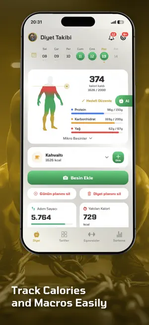 Bifit: AI Fitness & Diet Coach screenshot 1
