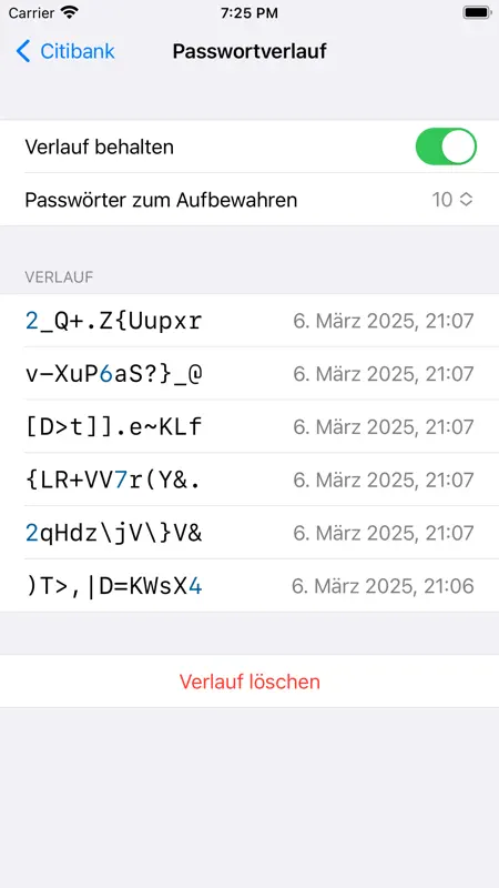 pwSafe 2 - Password Safe screenshot 4 of 7