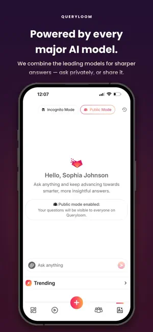Queryloom: AI Social Network screenshot 3