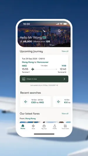 Cathay Pacific screenshot 2