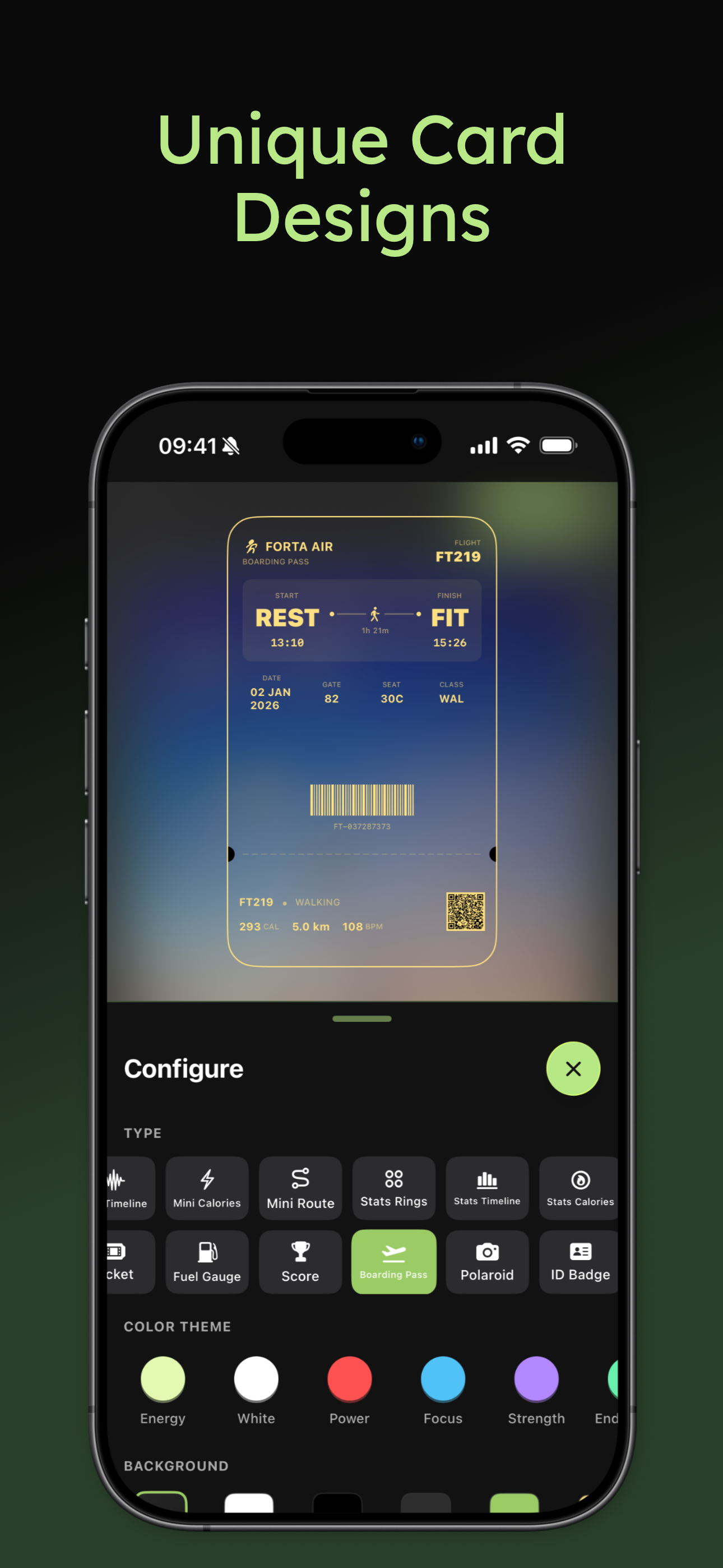 Forta - Fitness Share Cards