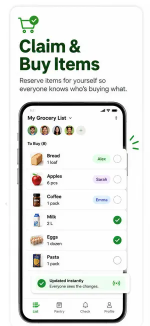 Shared Grocery List · Debara screenshot 4