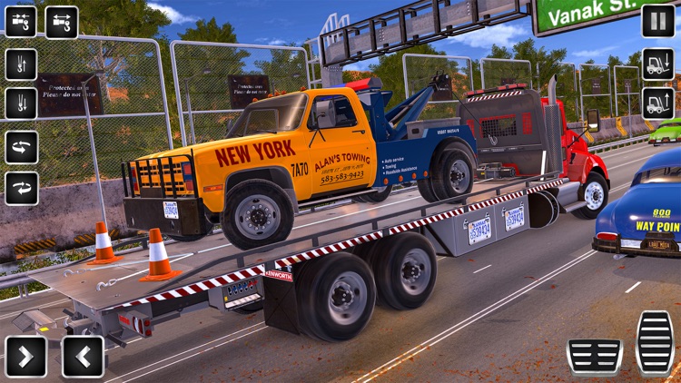 Open World Tow Truck Games 3D
