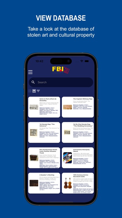 FBI National Stolen Art File