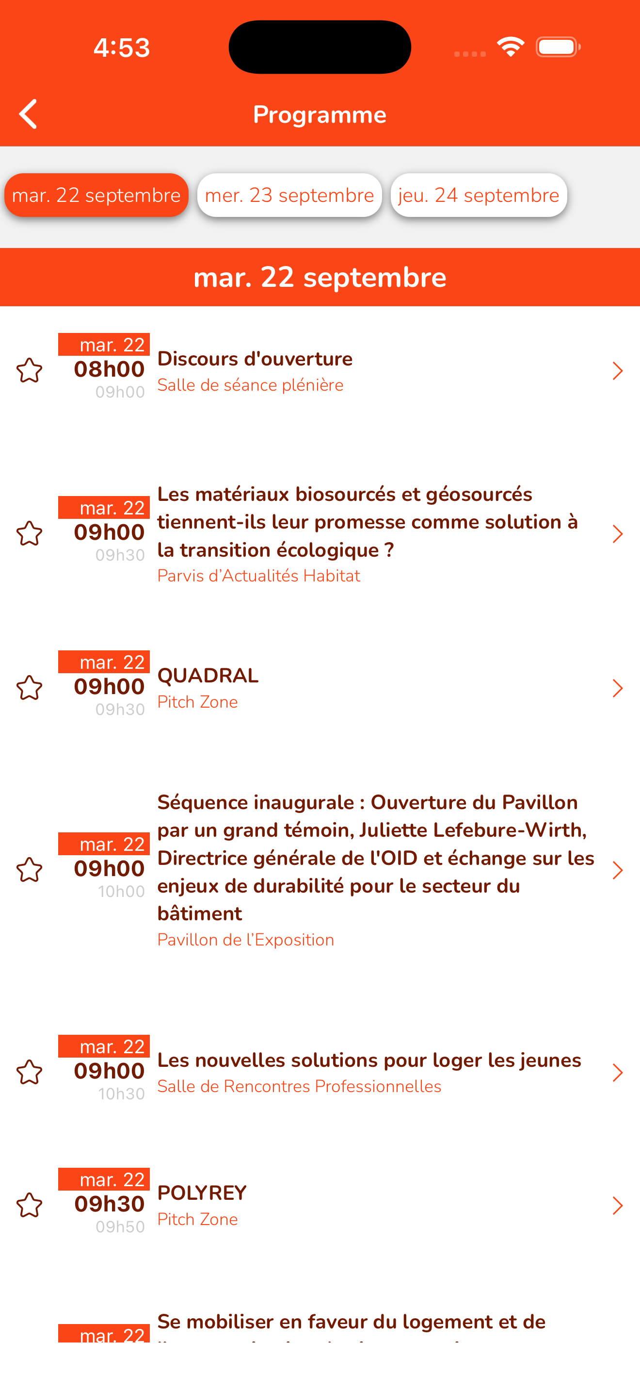 Congrès HLM screenshot 3