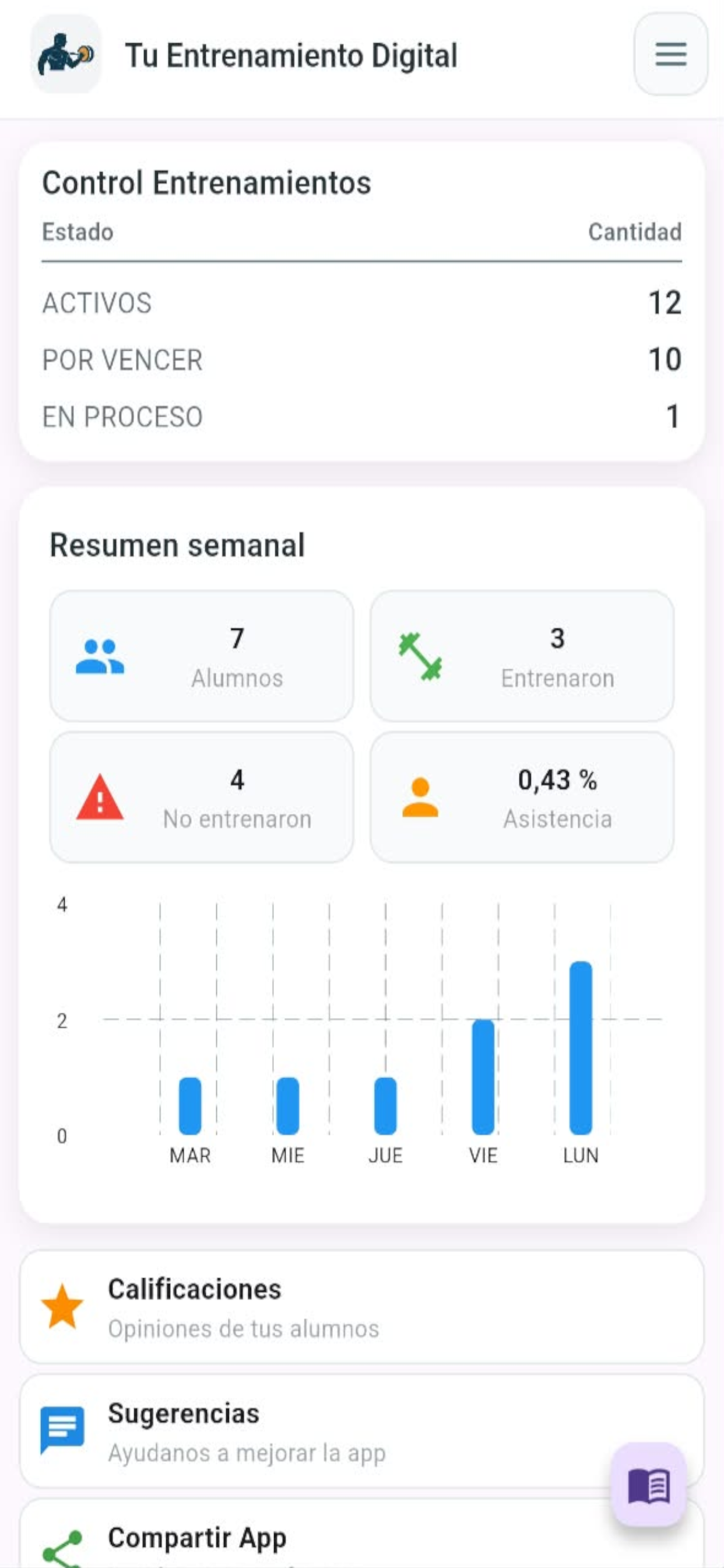 Tu Entrenamiento Digital screenshot 5