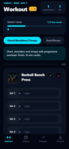 Trainer Pro Gym Screenshot 2 of 6