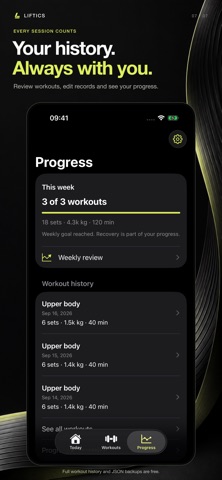Liftics: Gym Workout Tracker screenshot 7