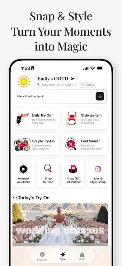 Gensmo: AI Stylist & Try-On screenshot 1