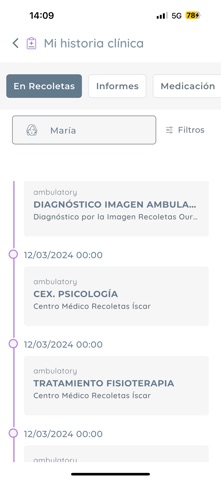Recoletas Salud iPhone screenshot 5