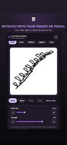 Tattoo Stencil Maker: Print screenshot